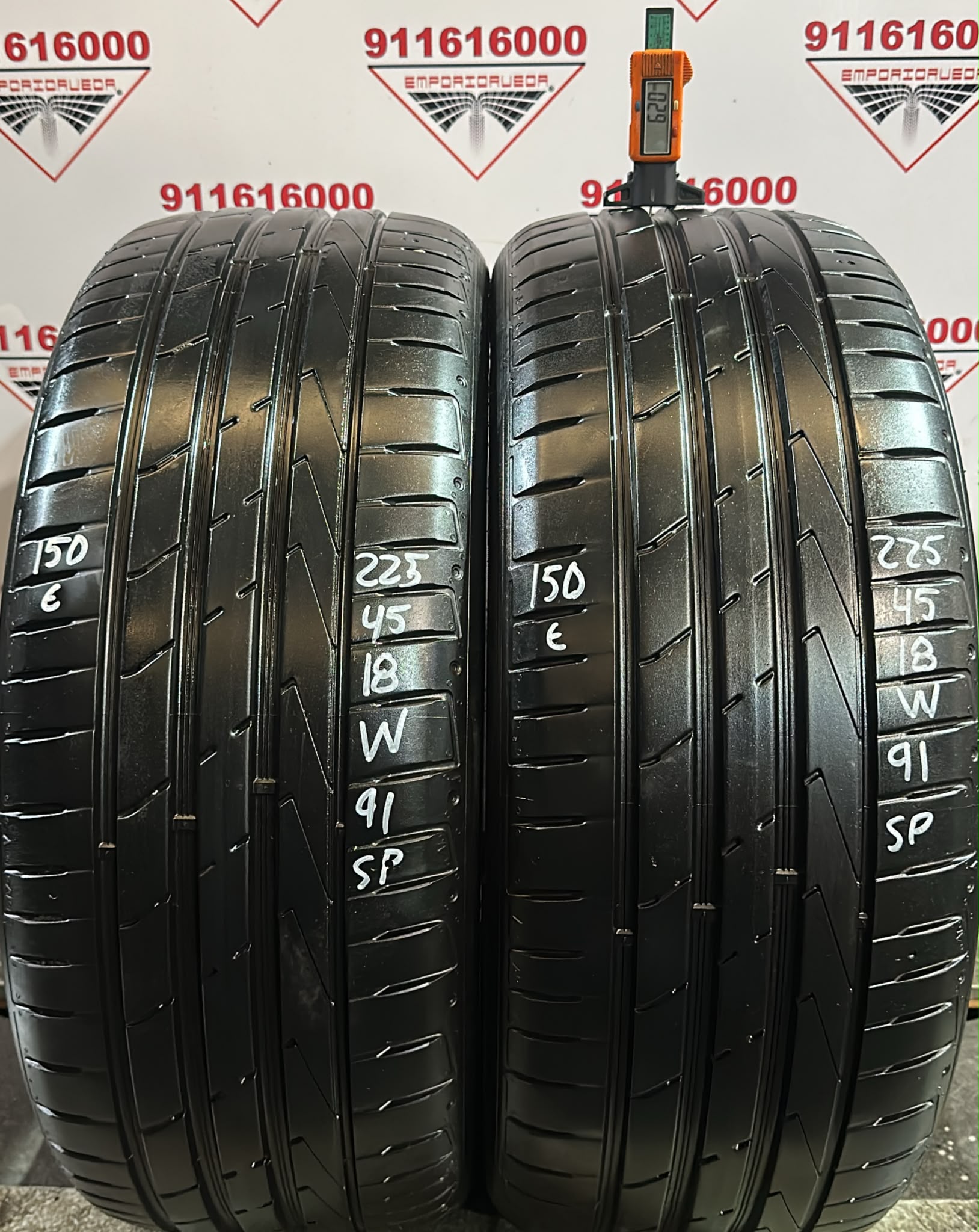 HANKOOK VENTUS S1 EVO02 USADO  225/45 R18 91 W